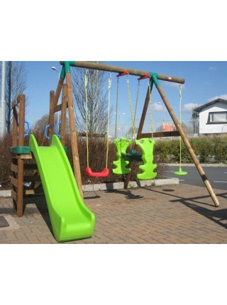 Игровая площадка Большие качели с горкой